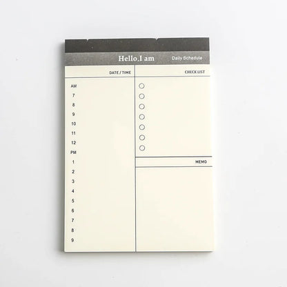 TimeBloc Daily Planner Sticky Notes