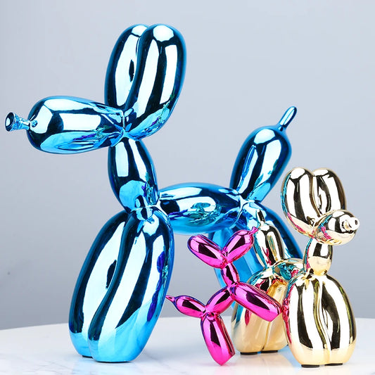 ChicCanine Electroplated Resin Dog Sculpture