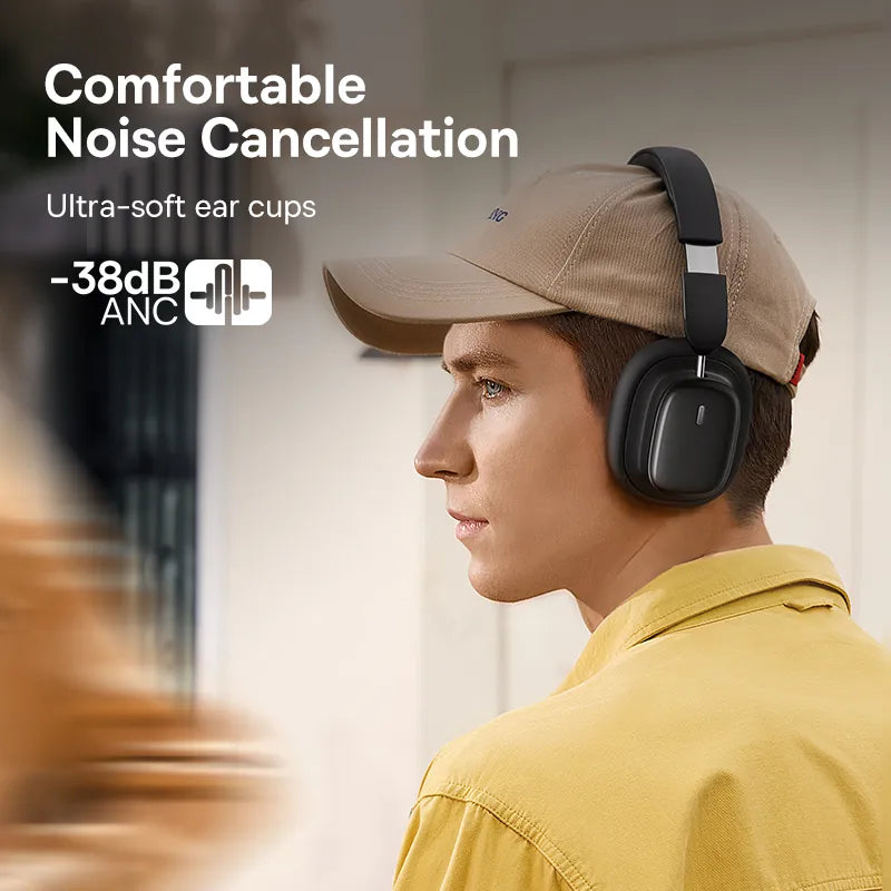 Noise Cancellation Wireless Headphones