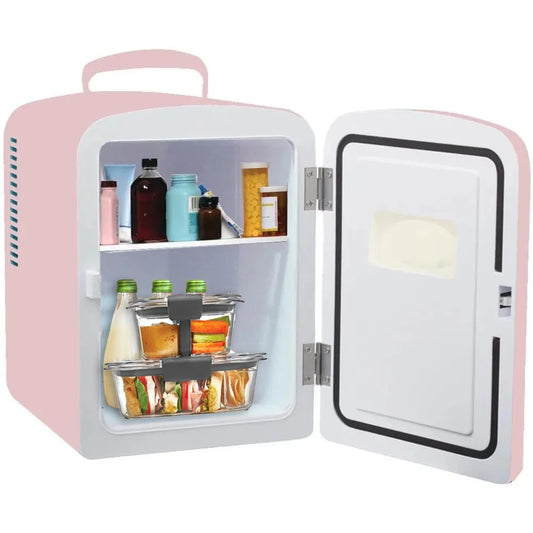 RetroCool Portable Mini Refrigerator, Pink