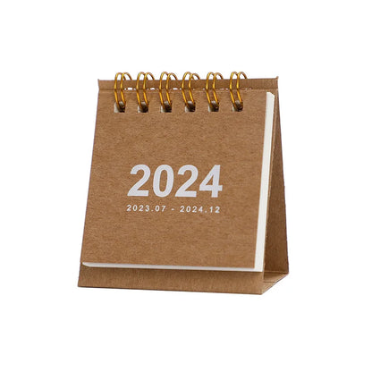 TimeMaster 2024 Mini Desktop Paper Calendar