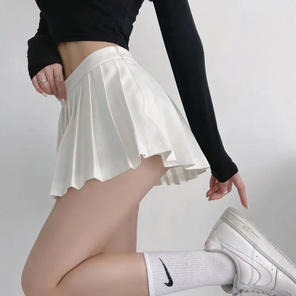 GlamFlare Pleated Skirt