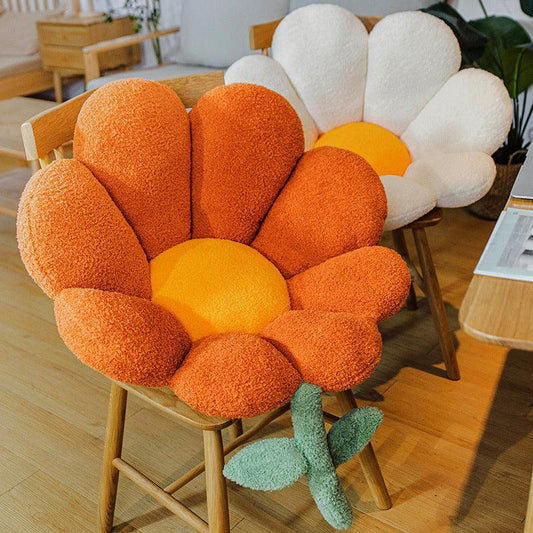 Plush Flower Cushion-The Cozy Cubicle