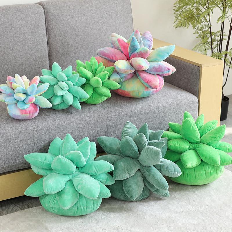 Succulent Plant Pillow-The Cozy Cubicle
