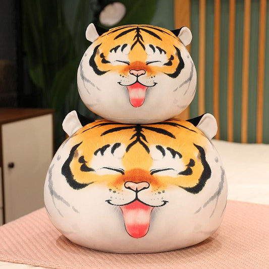 Tiger Plush Cushion-The Cozy Cubicle