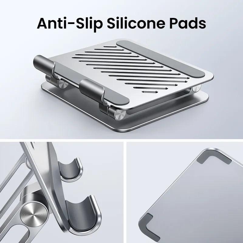 UGREEN Tablet Phone Stand Aluminum iPad Stand For iPad Pro iPhone Xiaomi Tablet Support Laptop Stand Phone Holder Tablet Stand - The Cozy Cubicle