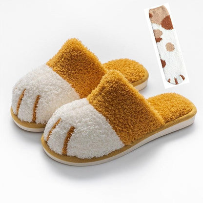 Warm Cat Paw Slippers - The Cozy Cubicle