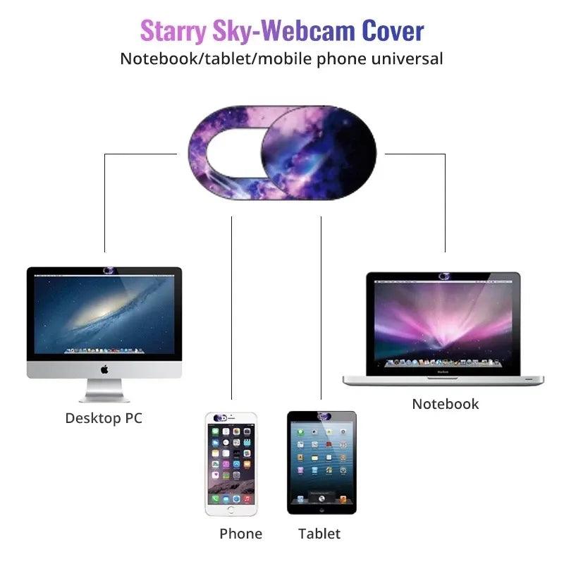 Webcam Cover Shutter Magnet Slider Plastic Camera Cover for iPad Tablet Web Laptop Pc Camera Mobile Phone Lenses Privacy Sticker - The Cozy Cubicle